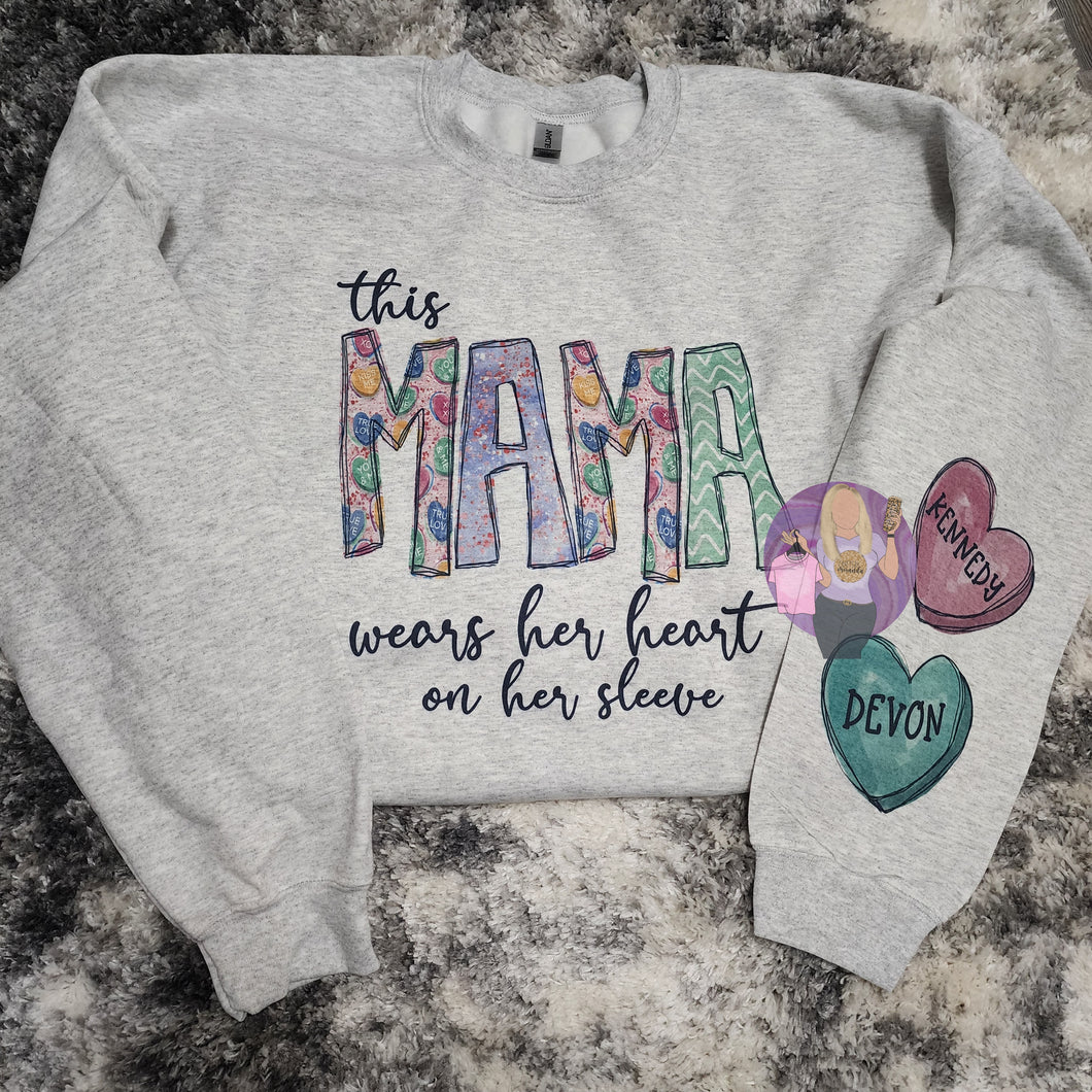 This Mama Wears Her Heart on Her Sleeve